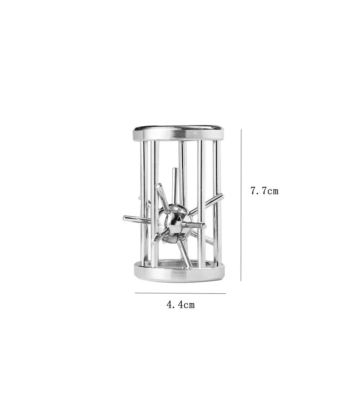 [Longzhongquci1] Star Metal Casse-tête pour enfants et adultes, Lock Unlock, IQ Challenge Games
