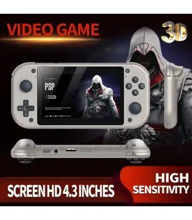 [128GB] BOYHOM M17 Console de jeu vidéo Portable rétro système Linux Open Source écran IPS 4.3 