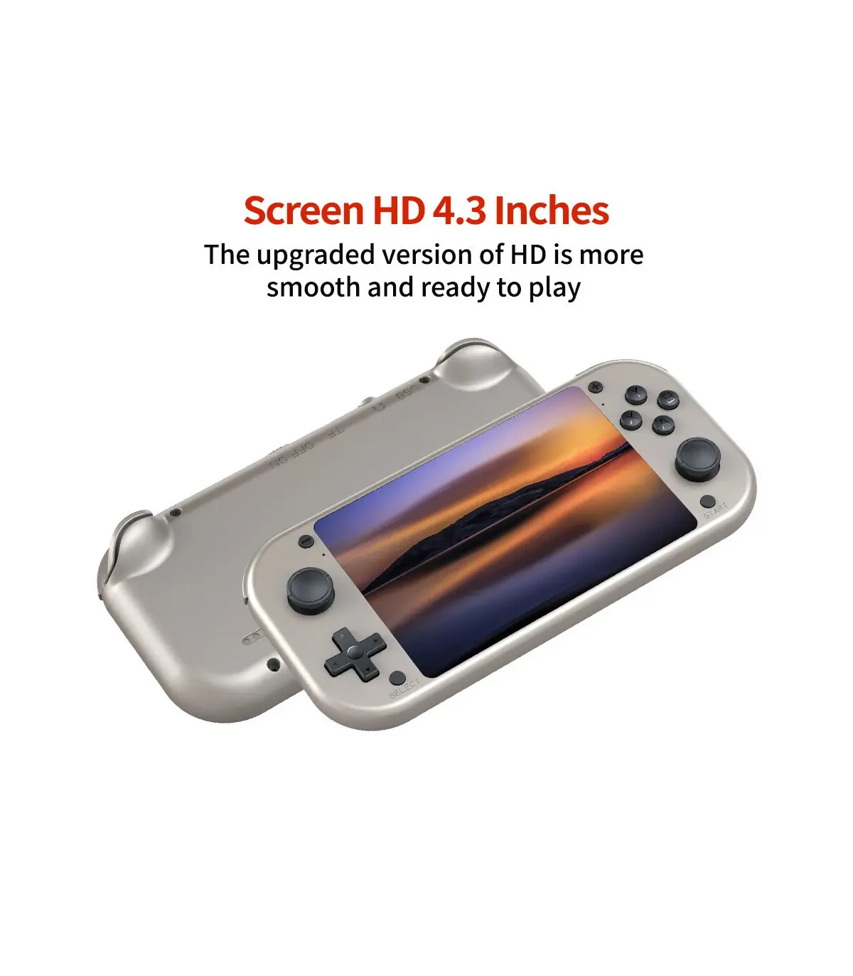 [128GB] BOYHOM M17 Console de jeu vidéo Portable rétro système Linux Open Source écran IPS 4.3 