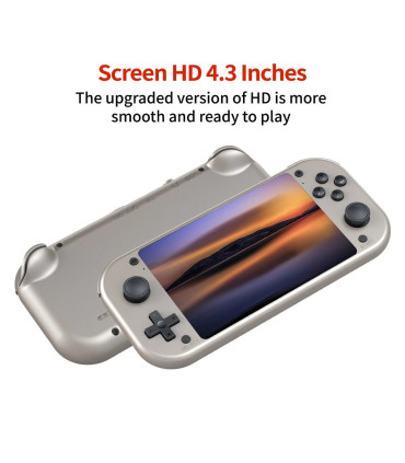 [64GB] BOYHOM M17 Console de jeu vidéo Portable rétro système Linux Open Source écran IPS 4.3 p