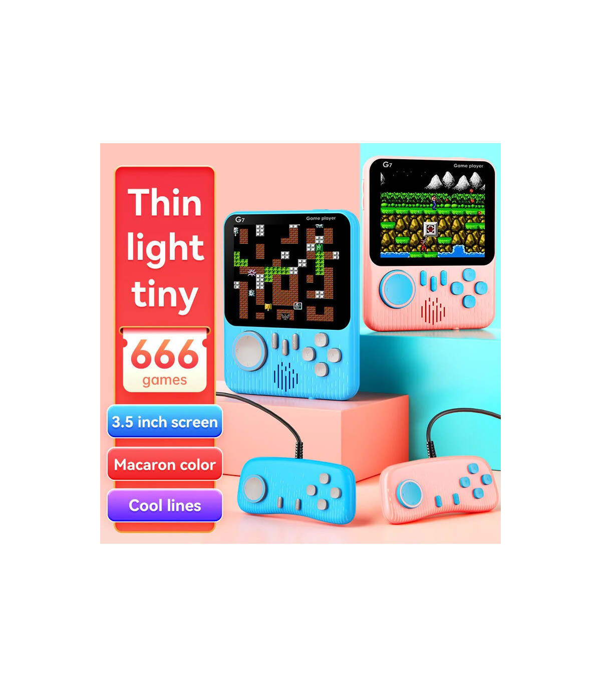 Console gaming portable avec batterie longue durée