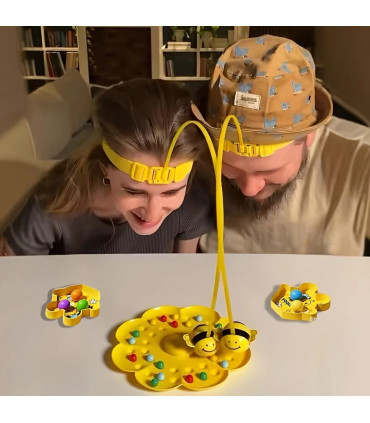 [4 Players With Box] Jouets magnétiques abeille pour enfants, jeu de société, Puzzle, jouets de