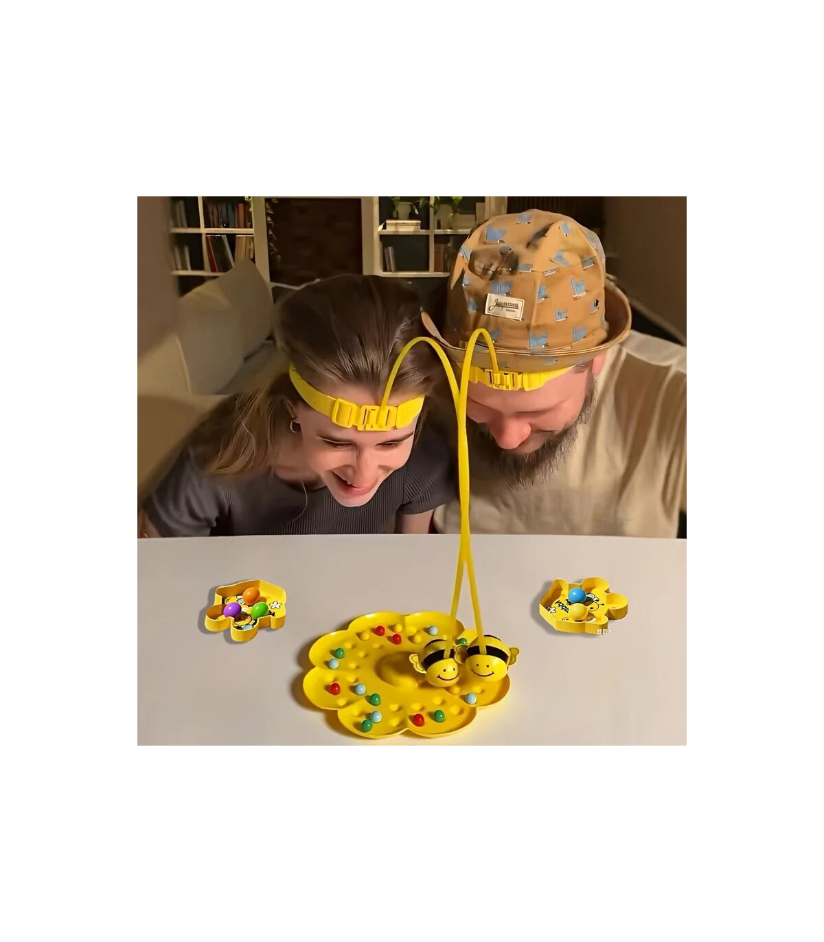 [4 Players With Box] Jouets magnétiques abeille pour enfants, jeu de société, Puzzle, jouets de