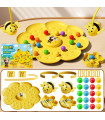 [2 Jugadores con Caja] Juguetes magnéticos de abeja para niños, juego de mesa, rompecabezas, juguetes de