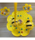 [4 Players No Box] Jouets magnétiques abeille pour enfants, jeu de société, Puzzle, jouets de p