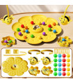 [2 Jugadores Sin Caja] Juguetes magnéticos de abeja para niños, juego de mesa, rompecabezas, juguetes de p