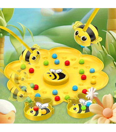 [2 Players No Box] Jouets magnétiques abeille pour enfants, jeu de société, Puzzle, jouets de p