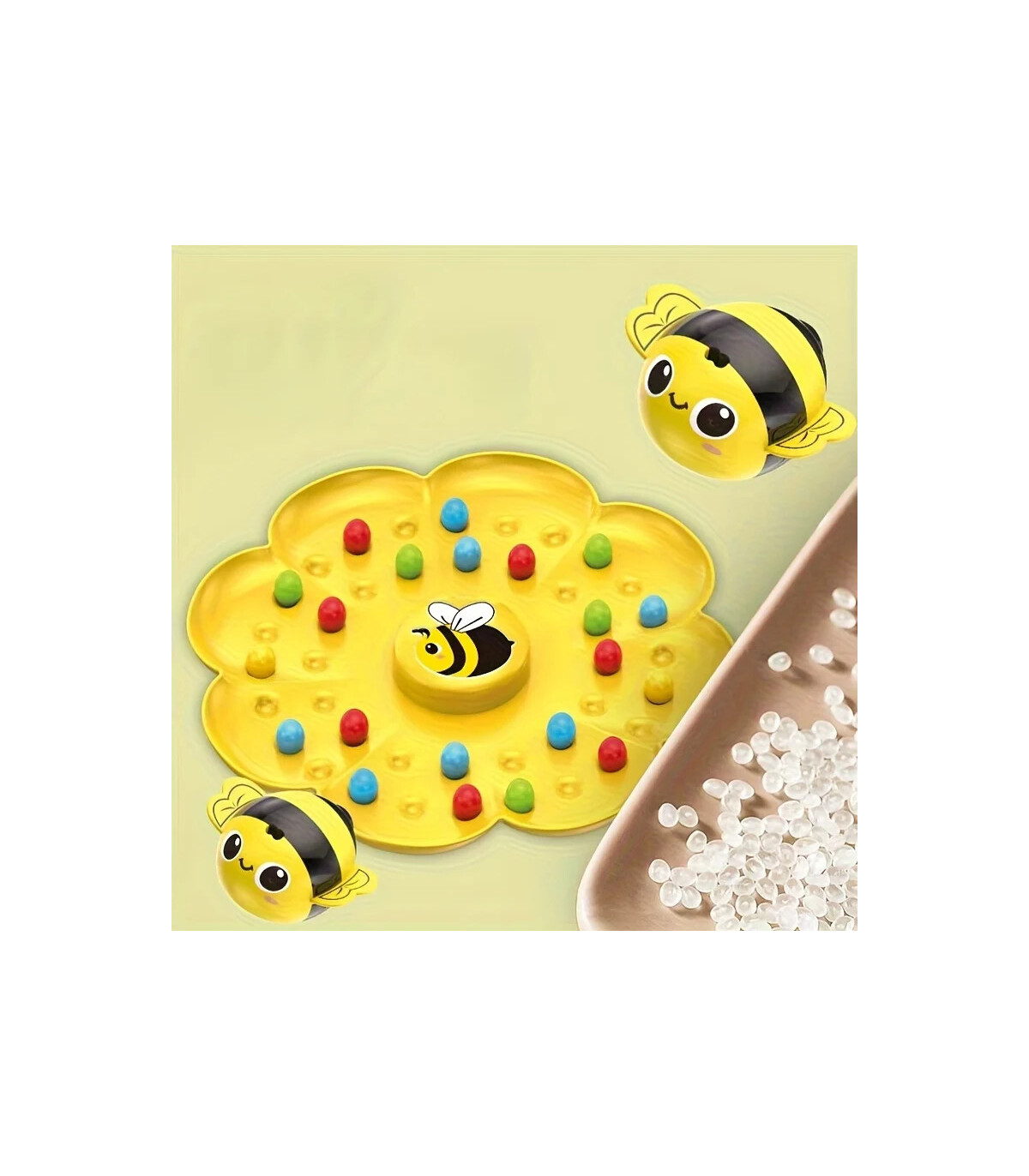 [2 Players No Box] Jouets magnétiques abeille pour enfants, jeu de société, Puzzle, jouets de p