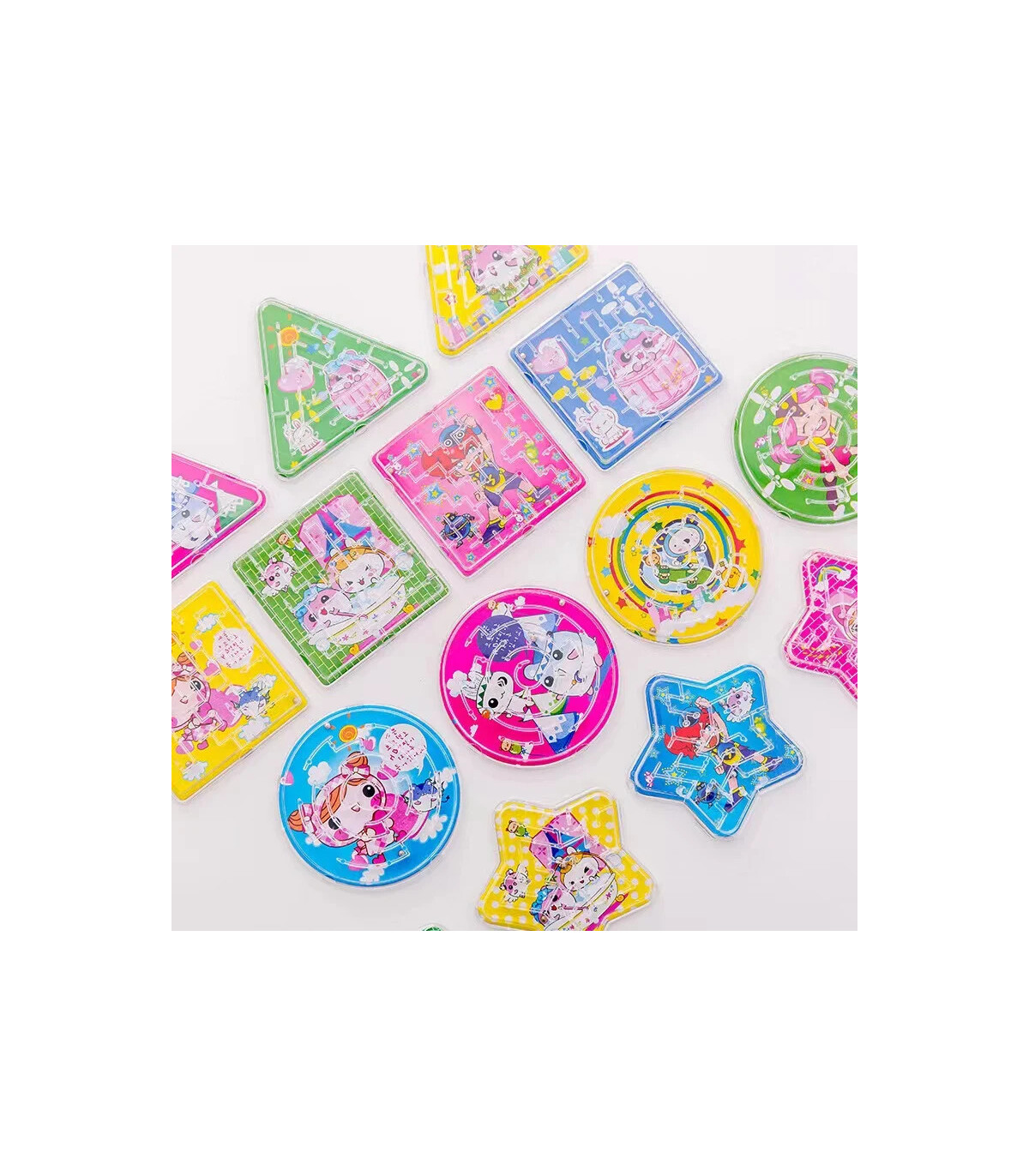 [30pcs] 30 pièces boule roulante labyrinthe jeu jouet mariage cadeaux de noël invités bébé douc