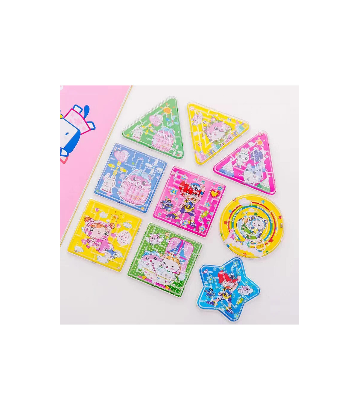 [30pcs] 30 pièces boule roulante labyrinthe jeu jouet mariage cadeaux de noël invités bébé douc