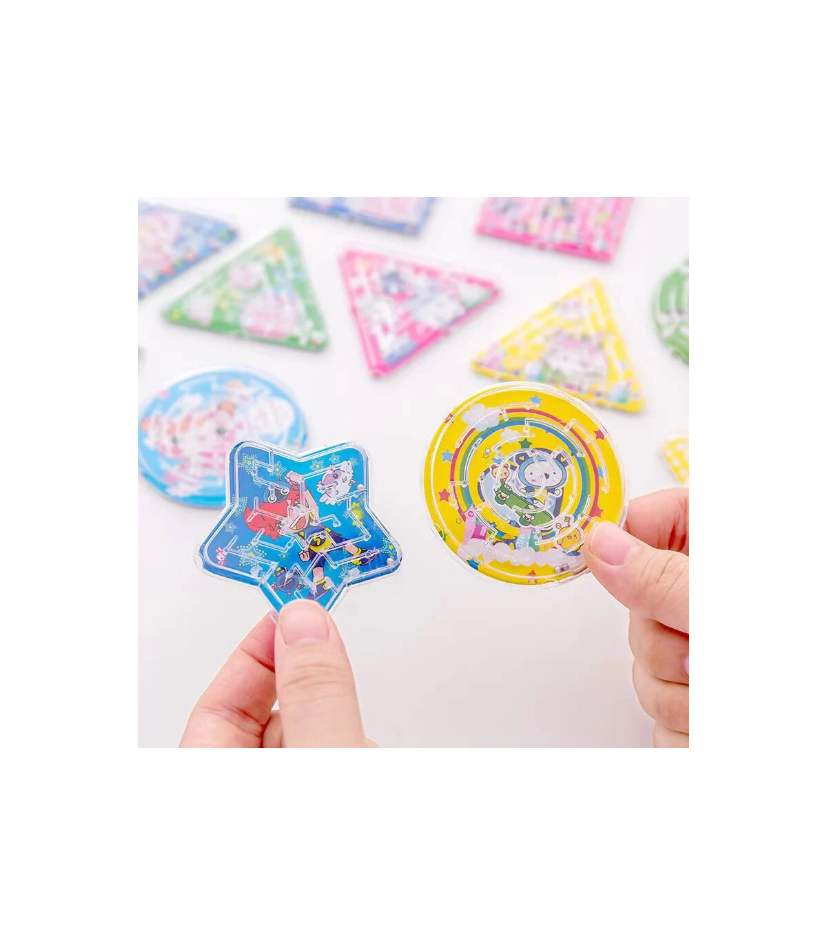 [30pcs] 30 pièces boule roulante labyrinthe jeu jouet mariage cadeaux de noël invités bébé douc