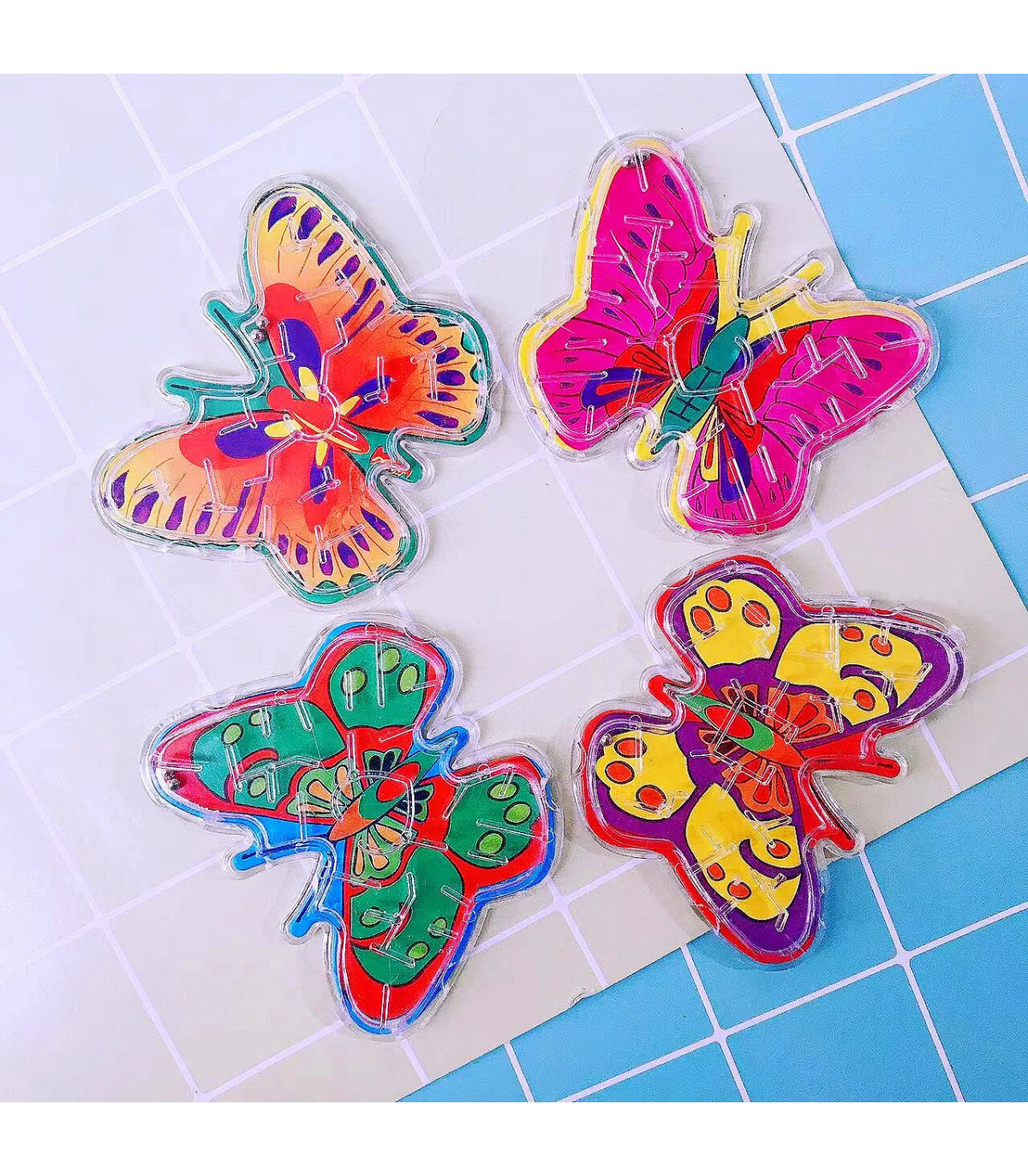 [30pcs] 30 pièces boule roulante labyrinthe jeu jouet mariage cadeaux de noël invités bébé douc