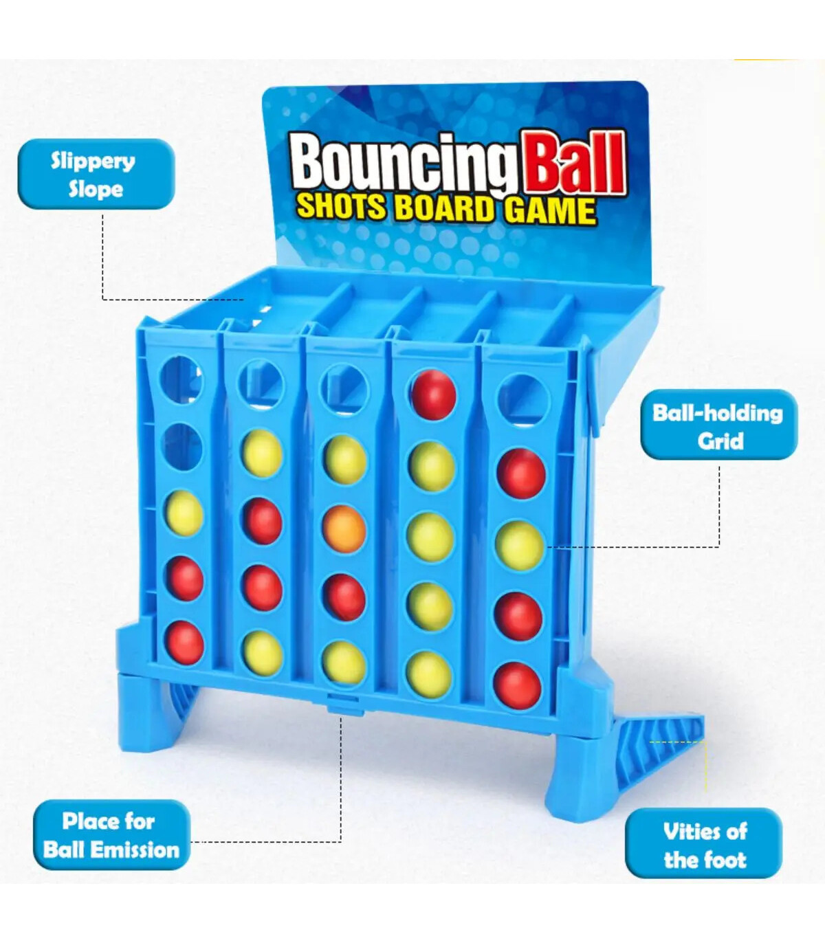 [Small] Jeu de société de boules rebondissantes pour enfants, jeu de table d\'interaction parent