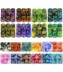 [Purple Blue] Mélanger l\'effet de couleur 12mm D6 Double Cube jouant pour le jeu de société, le