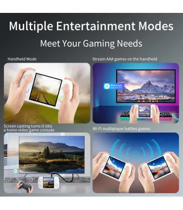 [White 64G] ANBERAlfred-Console de jeu vidéo rétro RG CubeXX, console de jeu, déterminer, écran