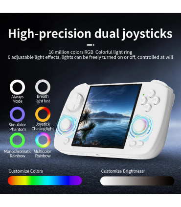 [White No Game Card] ANBERAlfred-Console de jeu vidéo rétro RG CubeXX, console de jeu, détermin