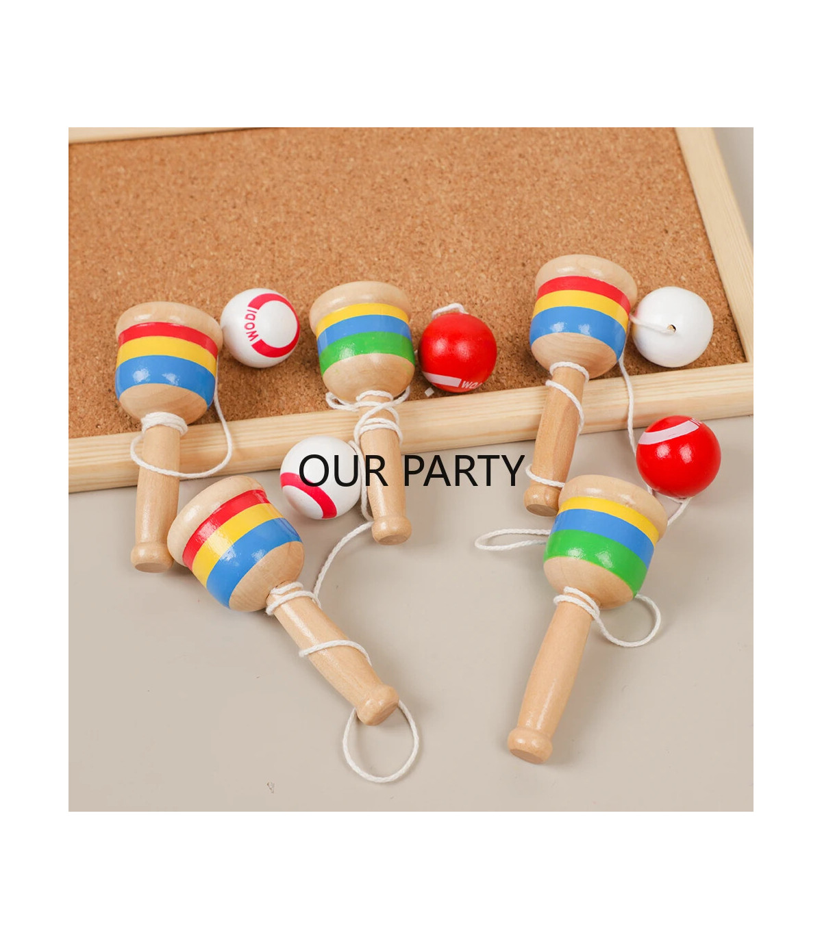 [2Pcs] Jouets éducatifs Montessori en bois pour enfants, 2 pièces, jouets éducatifs pour enfant