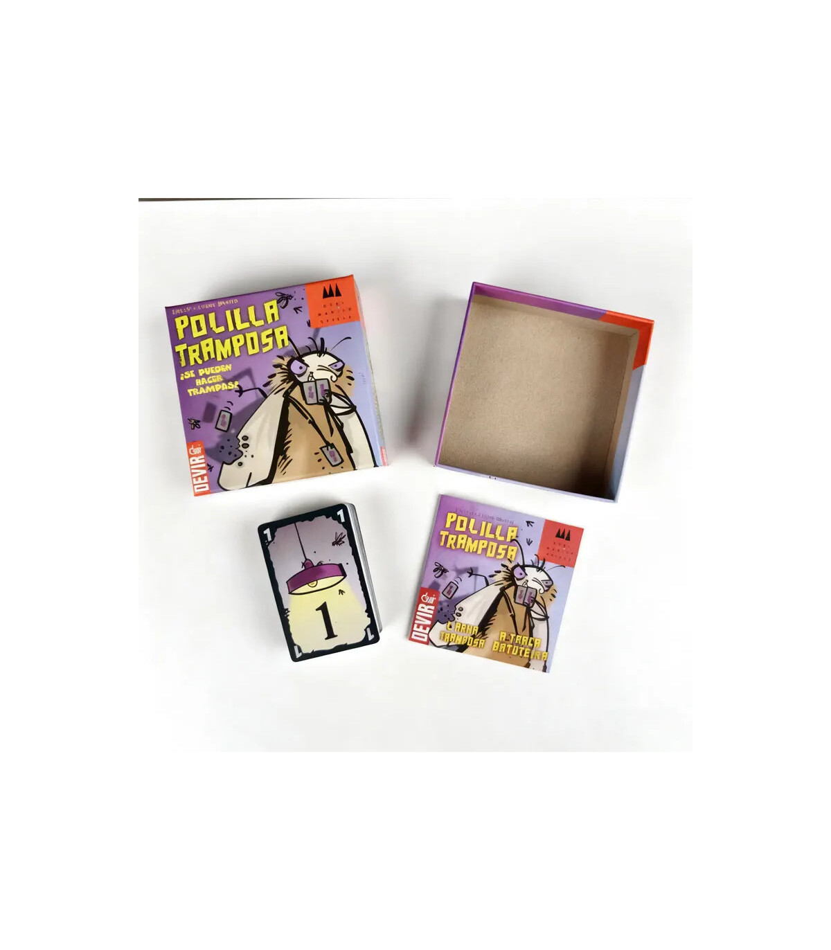 [A set] Jeu de cartes de table Moth, cafard Royal, tricheurage, devir, jeu de stratégie, jeu de