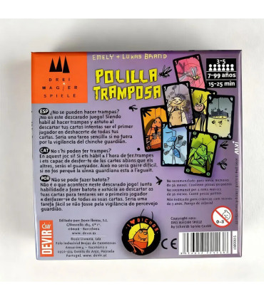 [A set] Jeu de cartes de table Moth, cafard Royal, tricheurage, devir, jeu de stratégie, jeu de