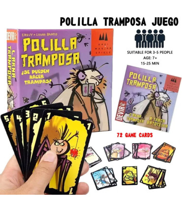 [A set] Jeu de cartes de table Moth, cafard Royal, tricheurage, devir, jeu de stratégie, jeu de