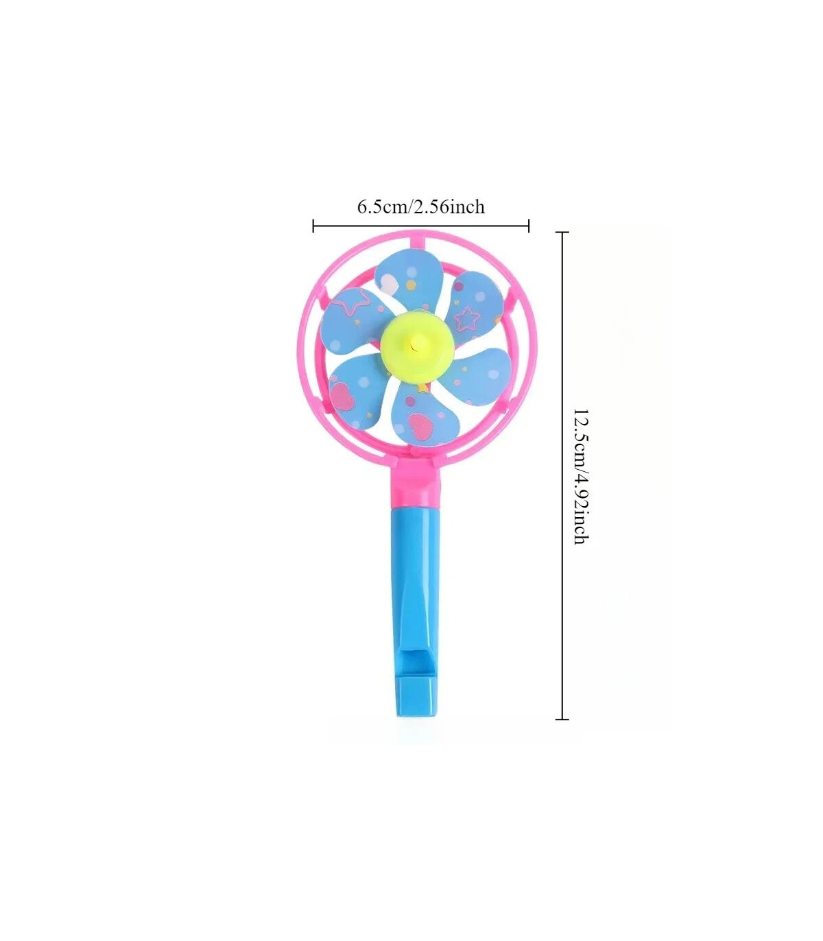 [12pcs] 12 pièces en plastique bonbons coloré moulin à vent jouet sifflet moulin à vent jeu fêt