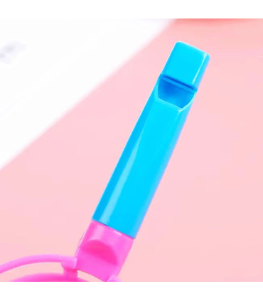 [12pcs] 12 pièces en plastique bonbons coloré moulin à vent jouet sifflet moulin à vent jeu fêt