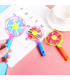 [12pcs] 12 pièces en plastique bonbons coloré moulin à vent jouet sifflet moulin à vent jeu fêt