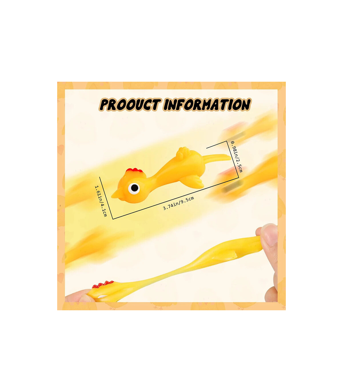 [20pcs A] Catapulte à doigt de poulet mignon, jouets pour enfants, cadeaux de fête d\'anniversai