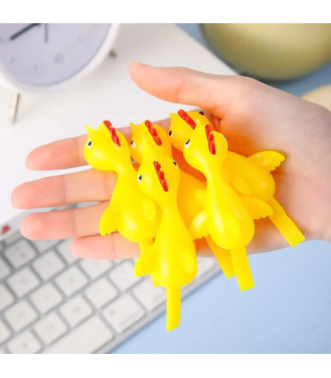 [20pcs A] Catapulte à doigt de poulet mignon, jouets pour enfants, cadeaux de fête d\'anniversai