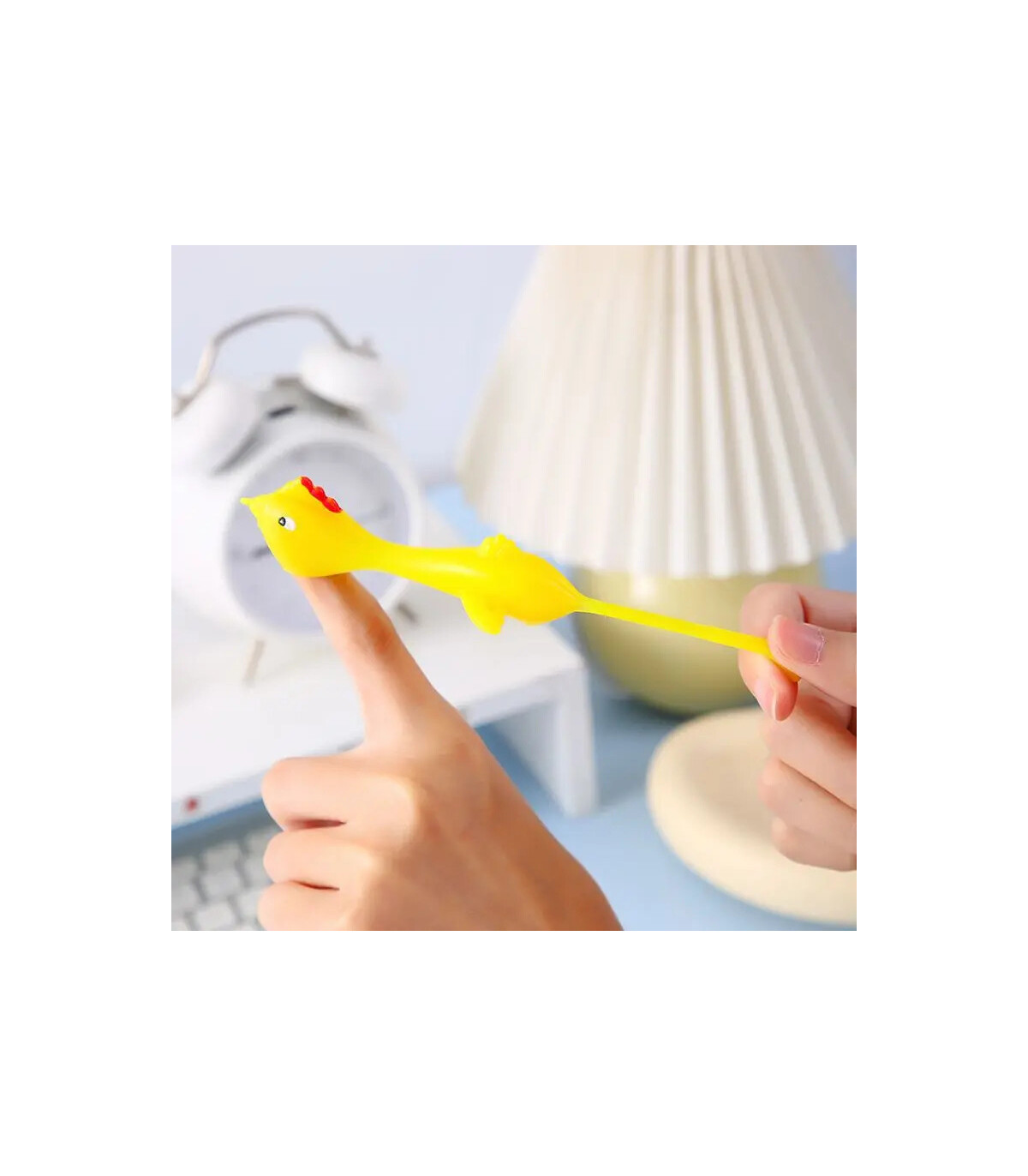 [10pcs A] Catapulte à doigt de poulet mignon, jouets pour enfants, cadeaux de fête d\'anniversai