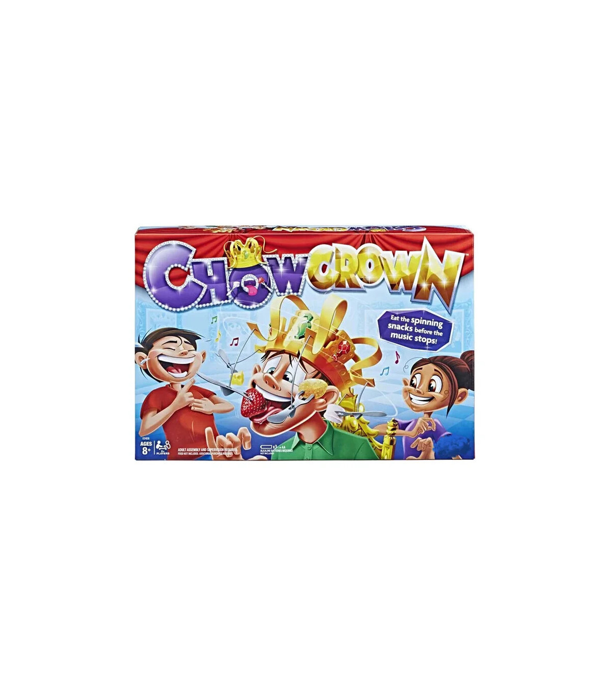 [1pc] Chow Crown Food Hat Funny Trick Party Bubble Crab party prop jeu jouet jeux d\'interaction