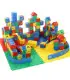 [260pcs] Jeux de Puzzle 3D, Cubes, jouets pour enfants, blocs de construction en bois, jouet éd