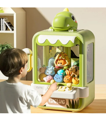 [33404-Rabbit] Jouet de machine à griffes de dinosaure pour enfants, mini jeu de receveur d\'arc