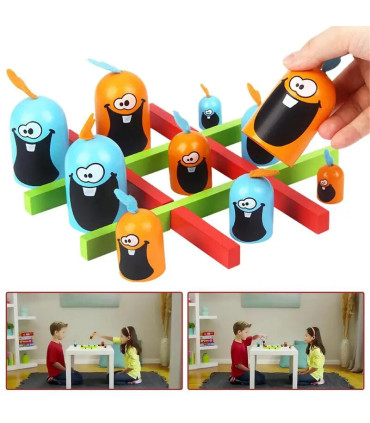 Jeu de société [Couleur aléatoire] Tic KeepParker Big Eat Small Gobble, Jouets interactifs pare