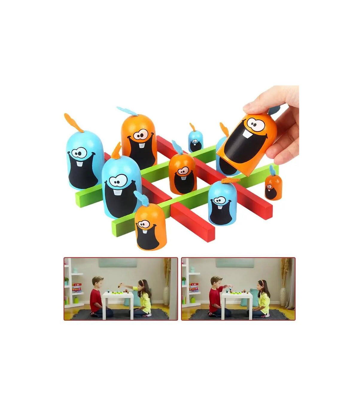 Jeu de société [Couleur aléatoire] Tic KeepParker Big Eat Small Gobble, Jouets interactifs pare