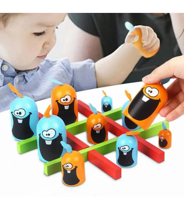 Jeu de société [Couleur aléatoire] Tic KeepParker Big Eat Small Gobble, Jouets interactifs pare