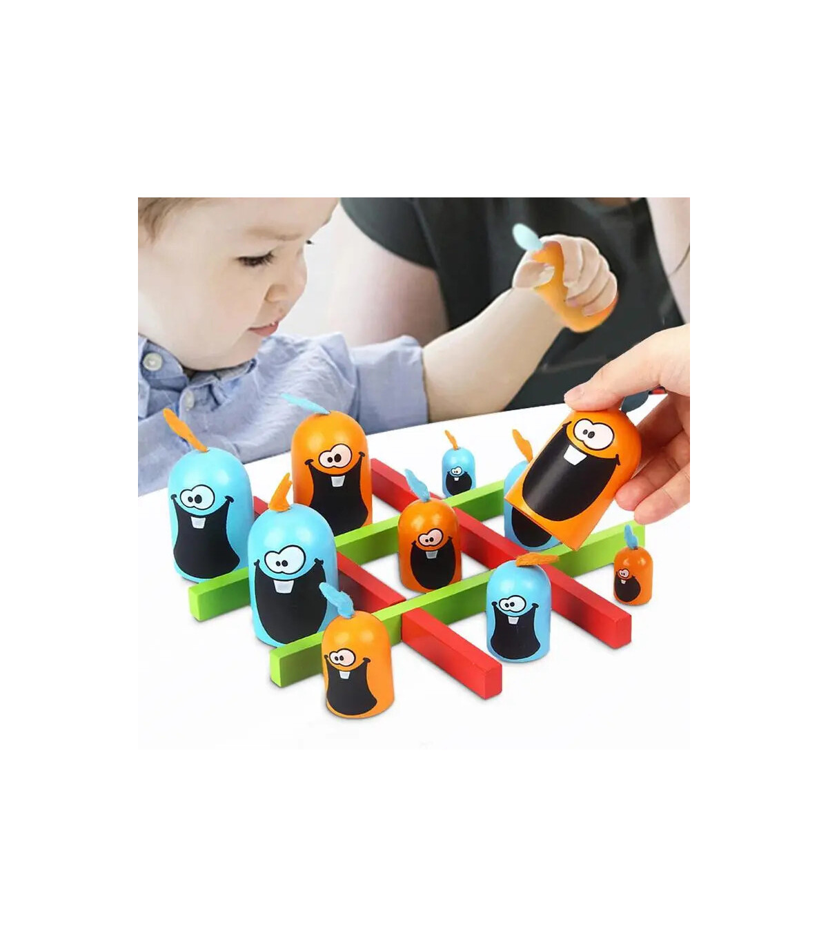 Jeu de société [Couleur aléatoire] Tic KeepParker Big Eat Small Gobble, Jouets interactifs pare