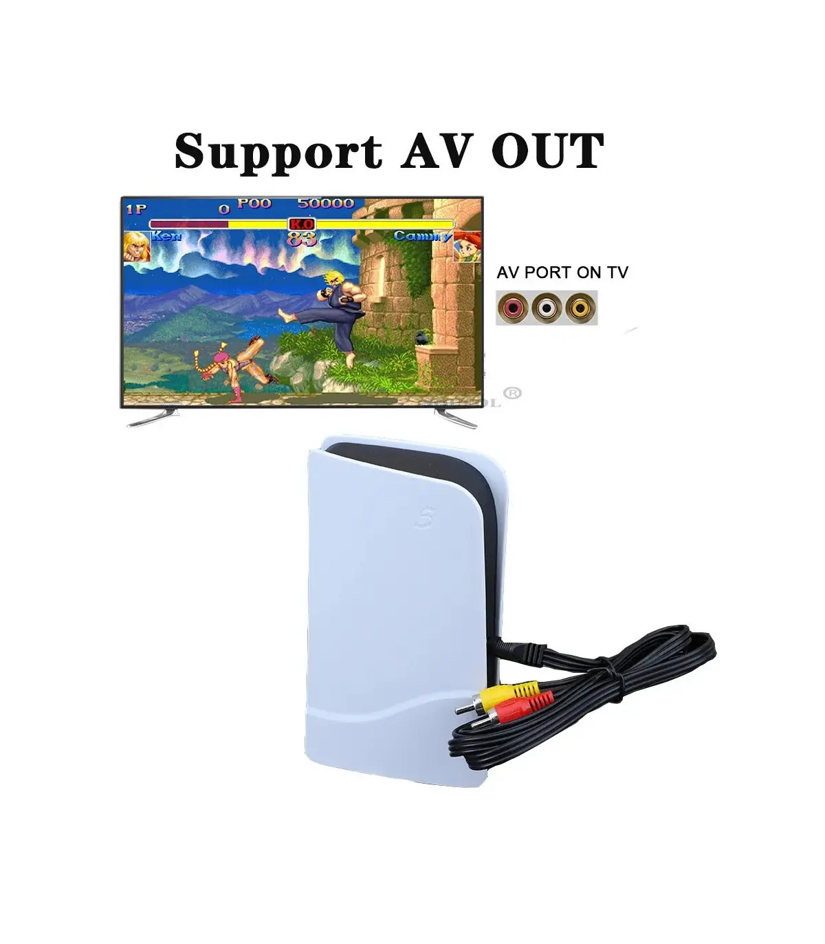 [G620 Game Conosle] Console de jeu vidéo GS5 Pro G620 pour enfants, 620 jeux classiques, consol