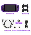 [Purple with 2p] New SF3000HD portable game console for Mame SFC GBA, game player.