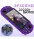 [Purple with 2p] Nouvelle Console de jeu portable SF3000HD pour Mame SFC GBA, lecteur de jeu ré