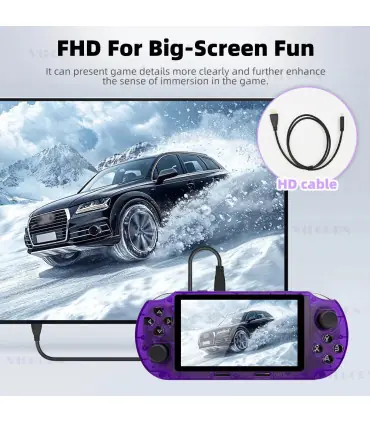 [Purple with 2p] Nouvelle Console de jeu portable SF3000HD pour Mame SFC GBA, lecteur de jeu ré