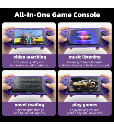 [Purple with 2p] Nouvelle Console de jeu portable SF3000HD pour Mame SFC GBA, lecteur de jeu ré