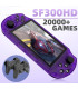 Console rétro portable avec contrôles ABXY