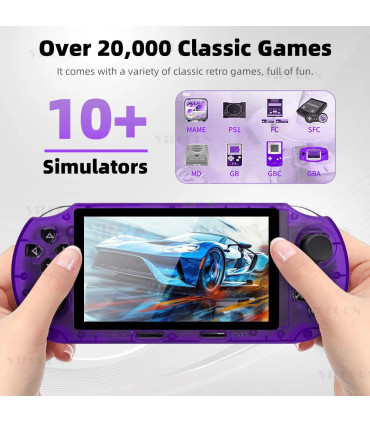 [Black with 2p] Nouvelle Console de jeu portable SF3000HD pour Mame SFC GBA, lecteur de jeu rét