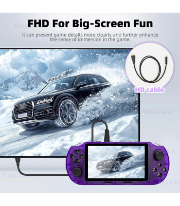 [Black with 2p] Nouvelle Console de jeu portable SF3000HD pour Mame SFC GBA, lecteur de jeu rét