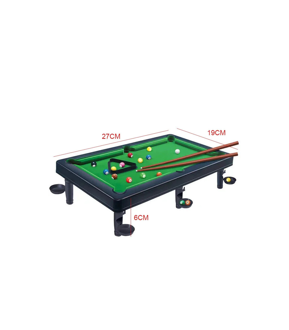 [Billiards] Table de billard pour enfants avec pieds table à billes maison en bois mini jeu de 
