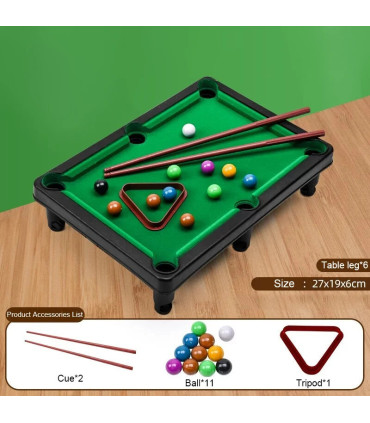 [Billiards] Table de billard pour enfants avec pieds table à billes maison en bois mini jeu de 