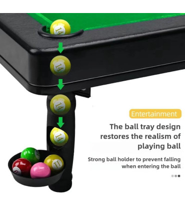[Billiards] Table de billard pour enfants avec pieds table à billes maison en bois mini jeu de 