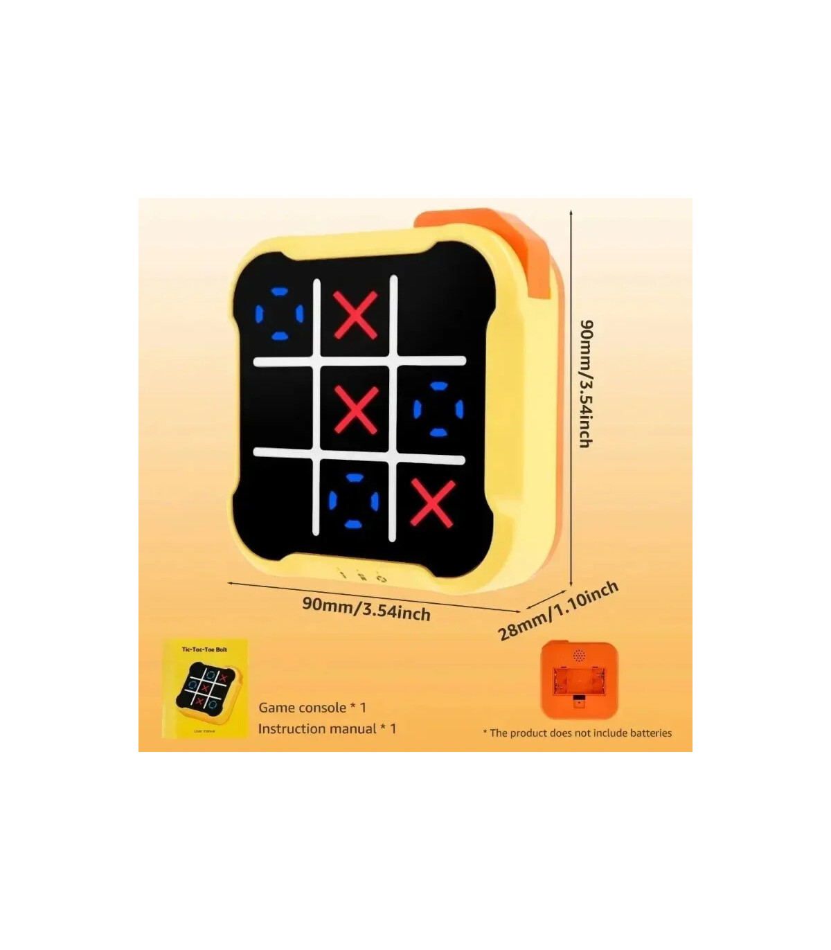 [Type2] Jeu d\'échecs Tic-Tac-Toe, jeux électroniques multifonctionnels, Puzzle Montessori, jeu 
