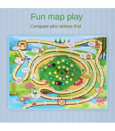 [Upgraded Version] Piège à carottes et lapin, plateau de Table, défi de jeu de défi, fête de fa